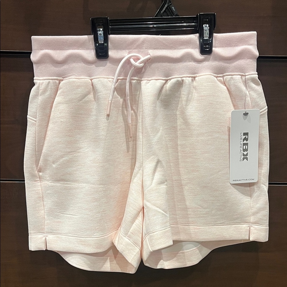 RBX Women's Light Pink Athletic Shorts